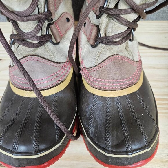 Sorel Womens Black Tan Joan Of Arctic NL1540-254 Waterproof Winter Boot US 7 - Picture 4 of 14